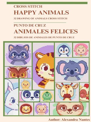 cover image of Happy Animals Cross-Stitch